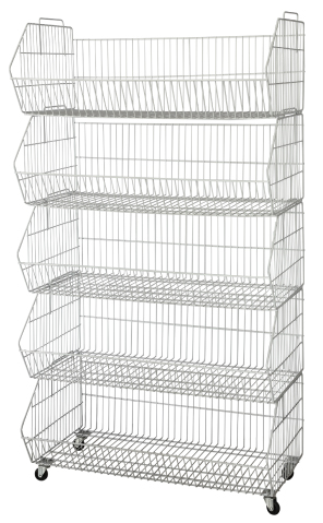 Five layers movable chips basket