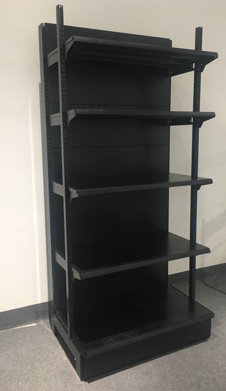 Heavy duty 4 posts metallic display and storage rack