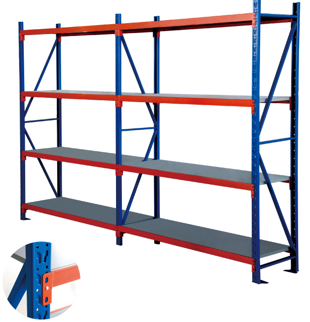 Light duty storage rack